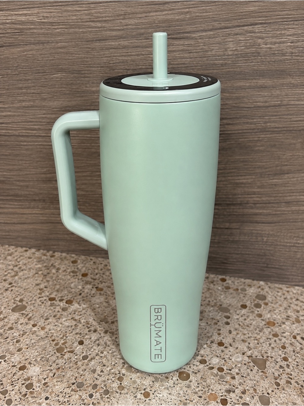 BrüMate Era Flip 40 oz Sage Leakproof Tumbler Straw Handle
